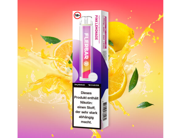 Flerbar M - Pink Lemonade - E-Shisha - 20mg - 600 Züge