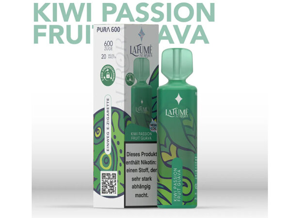 Lafume Aurora - Kiwi Passionfruit Guave - E-Shisha - 20mg - 600 Züge