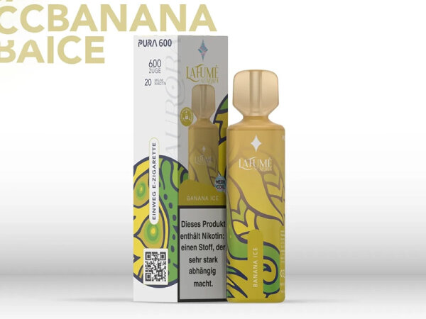 Lafume Aurora - Banana Ice - E-Shisha - 20mg - 600 Züge