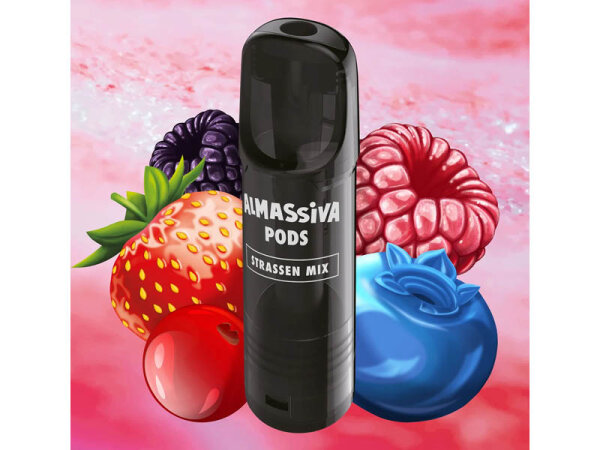 Al Massiva Pods - Strassen Mix (Beerenmix, Ice) - 17mg - 2er Set