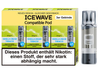 ICEWAVE 3 in 1 Pod - Vanilla Cream Tobacco - 20mg - 3er Set