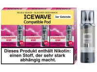 ICEWAVE 3 in 1 Pod - Strawberry Kiwi - 20mg - 3er Set