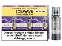 ICEWAVE 3 in 1 Pod - Grape - 20mg - 3er Set