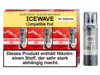 ICEWAVE 3 in 1 Pod - Watermelon Ice  - 20mg - 3er Set