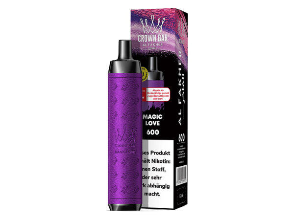 Al Fakher Crown Bar 600 - Magic Love - 600 Züge