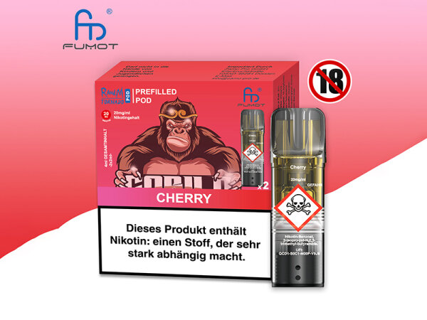 RandM Tornado - Prefilled Pod - Cherry - 20mg - 2er Set