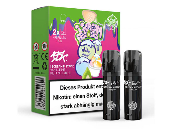 187 Strassenbande - Prefilled Pods - I Scream Pistacio - 20mg - 2er Pack