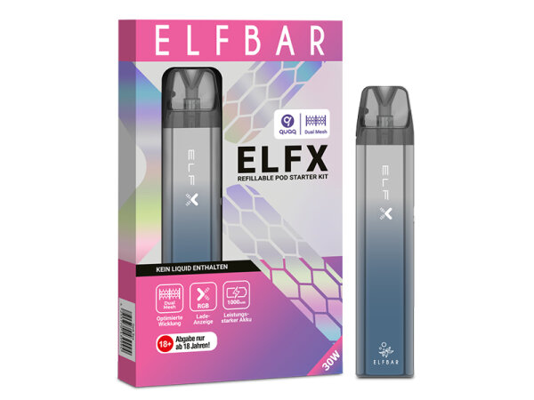 ELF BAR ELFX - Refillable Kit - Dark Sea