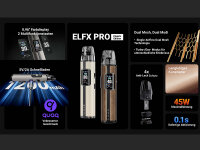 ELF BAR ELFX Pro - Refillable Kit - Cowboy Brown