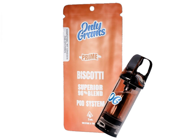 Only Grams - H2 Superior - Biscotti - 96% H2 - 2ml - Pod