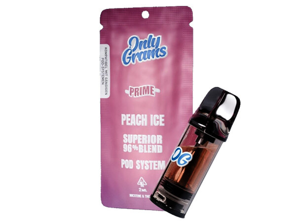 Only Grams - H2 Superior - Peach Ice - 96% H2 - 2ml - Pod