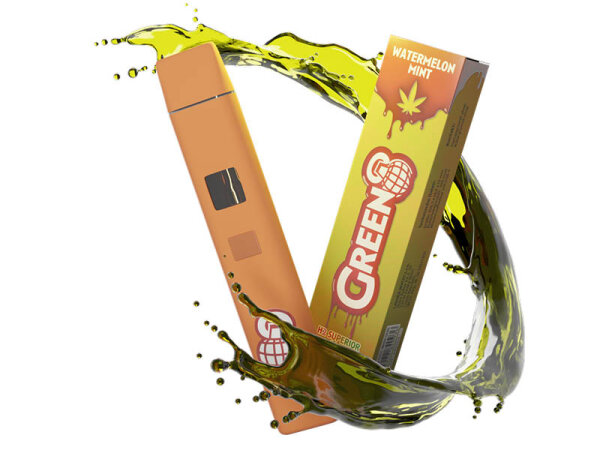 Green8 - H2 Superior - Watermelon Mint - 98% H3 - 1ml - E-Shisha