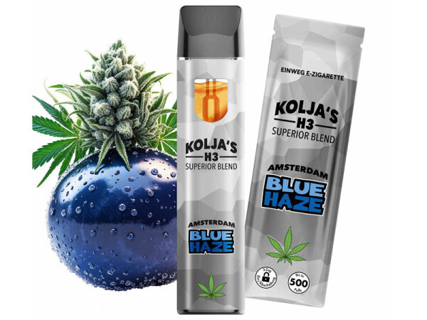 Koljas H3 97% Superior - Blue Haze - E-Shisha - 1 ml