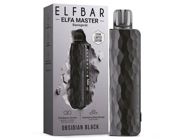 Elf Bar - ELFA Master Akku - Limited Edition - Obsidian Black