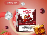 HQD Cirak 2 Pods - Cola Splash - 18mg - 1000 Züge -...