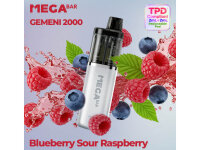 Mega Bar - GEMENI 2000 - Pods - Blueberry Sour Reaspberry...