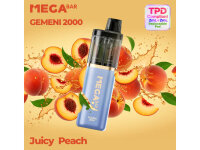 Mega Bar - GEMENI 2000 - Pods - Juicy Peach - mit Nikotin...