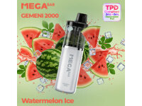 Mega Bar - GEMENI 2000 - Pods - Watermelon Ice - mit...