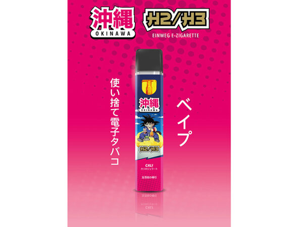 OKINAWA H3 Superior Blend Vape - Cali - 96 % - 800 Züge- 1ml
