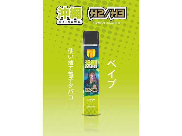 OKINAWA H3 Superior Blend Vape - Lemon - 96 % - 800 Züge- 1ml