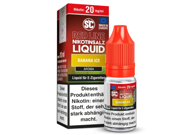 SC Red Line Nikotinsalz Liquid - Banana Ice - 20 mg/ml