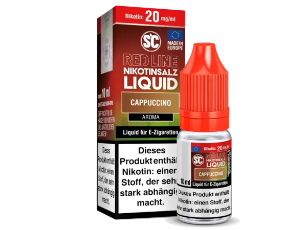 SC Red Line Nikotinsalz Liquid - Cappucino - 20 mg/ml