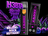 4 Blockz H3 95% H3BTA - Blueberry Kush - E-Shisha - 1 ml