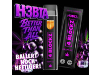 4 Blockz H3 95% H3BTA - Grape Ice - E-Shisha - 1 ml