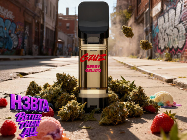 GZUZ - H3 Pod - Berry Gelato - 1ml CRD