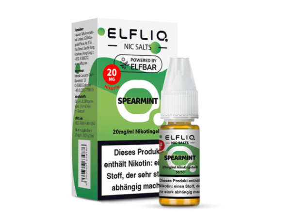 Elf Bar ELFLIQ - Spearmint - Liquid - 20 mg/ml - 10 ml