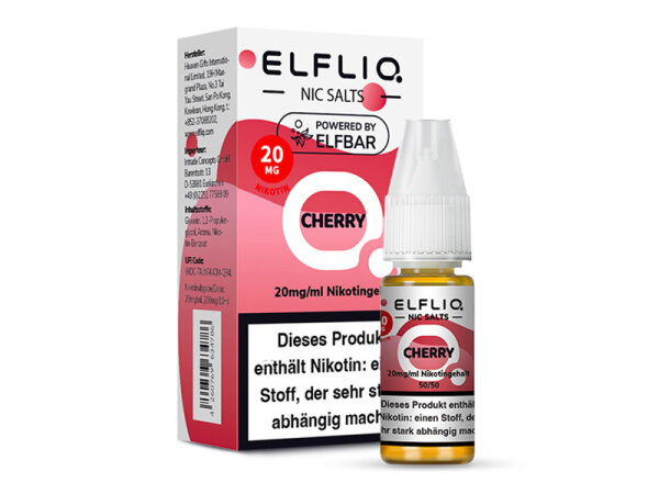Elf Bar ELFLIQ - Cherry - Liquid - 20 mg/ml - 10 ml