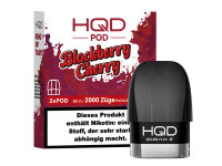 HQD Cirak 2 Pods - Blackberry Cherry - 18mg - 1000...