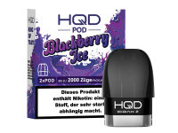 HQD Cirak 2 Pods - Blackberry Ice - 18mg - 1000 Züge...