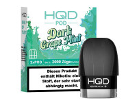 HQD Cirak 2 Pods - Dark Grape Mint - 18mg - 1000...