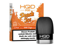 HQD Cirak 2 Pods - Peach Ice - 18mg - 1000 Züge -...