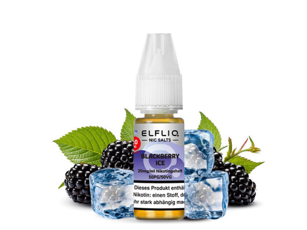 Elf Bar ELFLIQ - Blackberry Ice - Liquid - 20 mg/ml - 10 ml