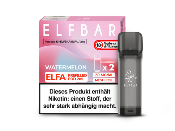 Elf Bar - ELFA CP Prefilled Pod - Watermelon - 20mg - 2er Pack