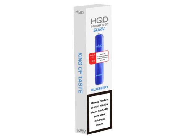 HQD SURV - Blueberry - 18 mg - 600 Züge