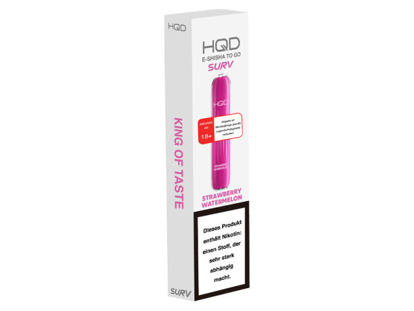 HQD SURV - Strawberry Watermelon - 18mg - 600 Züge